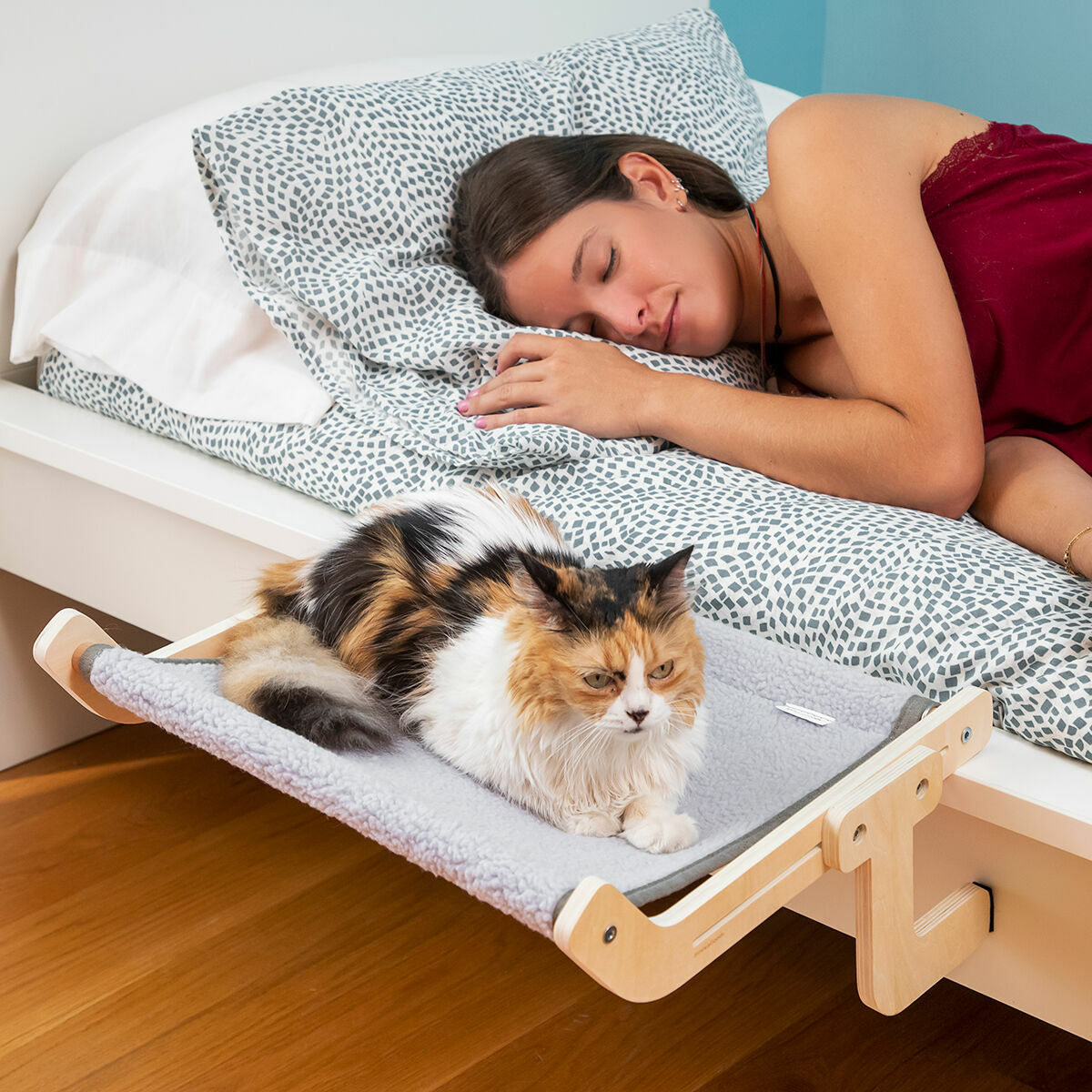 katzenpflege hängematte Hängematte für Katzen Hamacat InnovaGoods – InnovaGoods Store