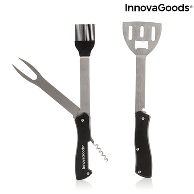 Conjunto de ferramentas para churrasco 5 em 1 Bbkit InnovaGoods