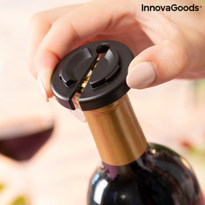 Sacacorchos Eléctrico Recargable con Accesorios para Vino Corklux InnovaGoods