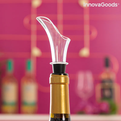 Saca-rolhas Elétrico Recarregável com Acessórios para Vinho Corklux InnovaGoods