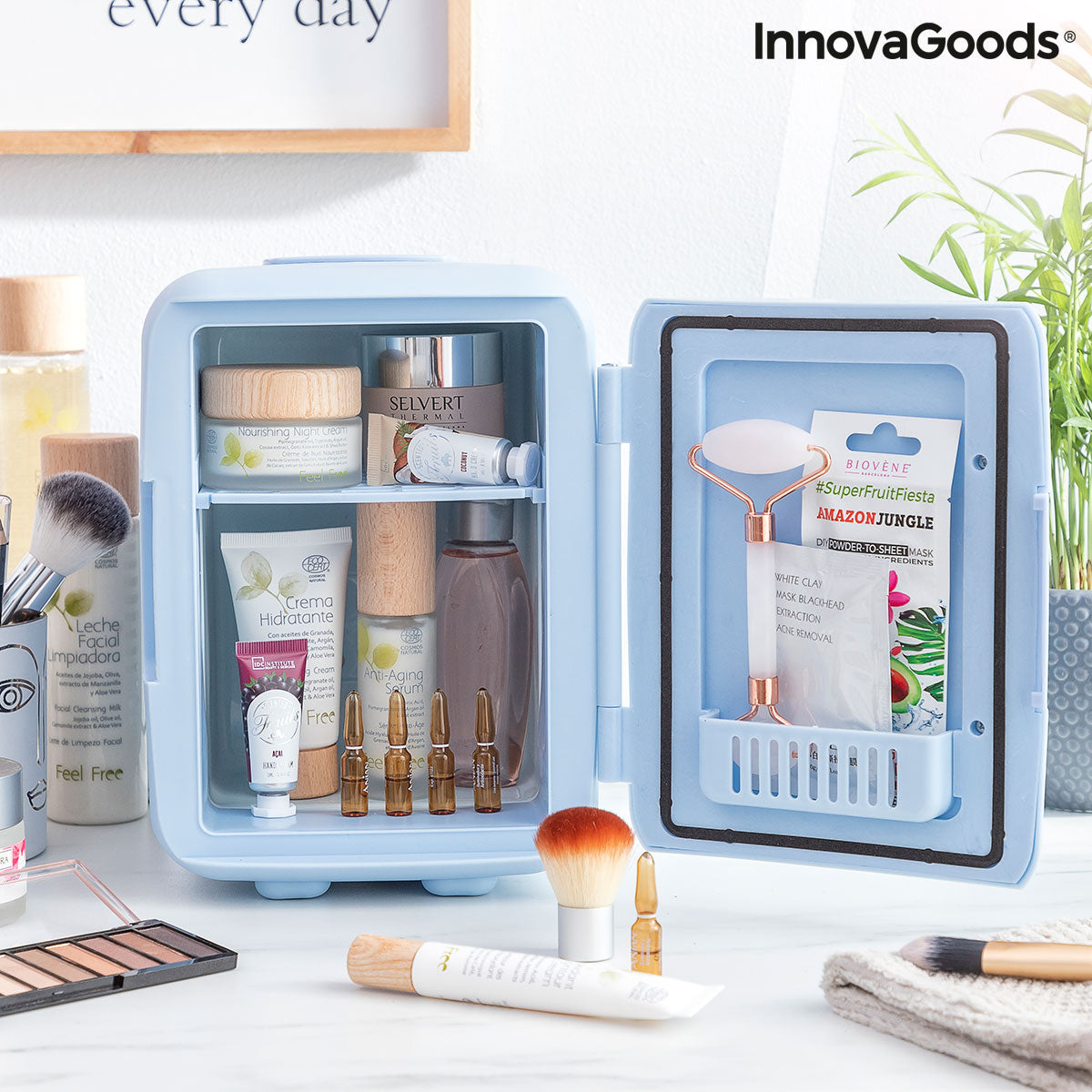 Mini Cosmetics Fridge Frecos InnovaGoods – InnovaGoods Store