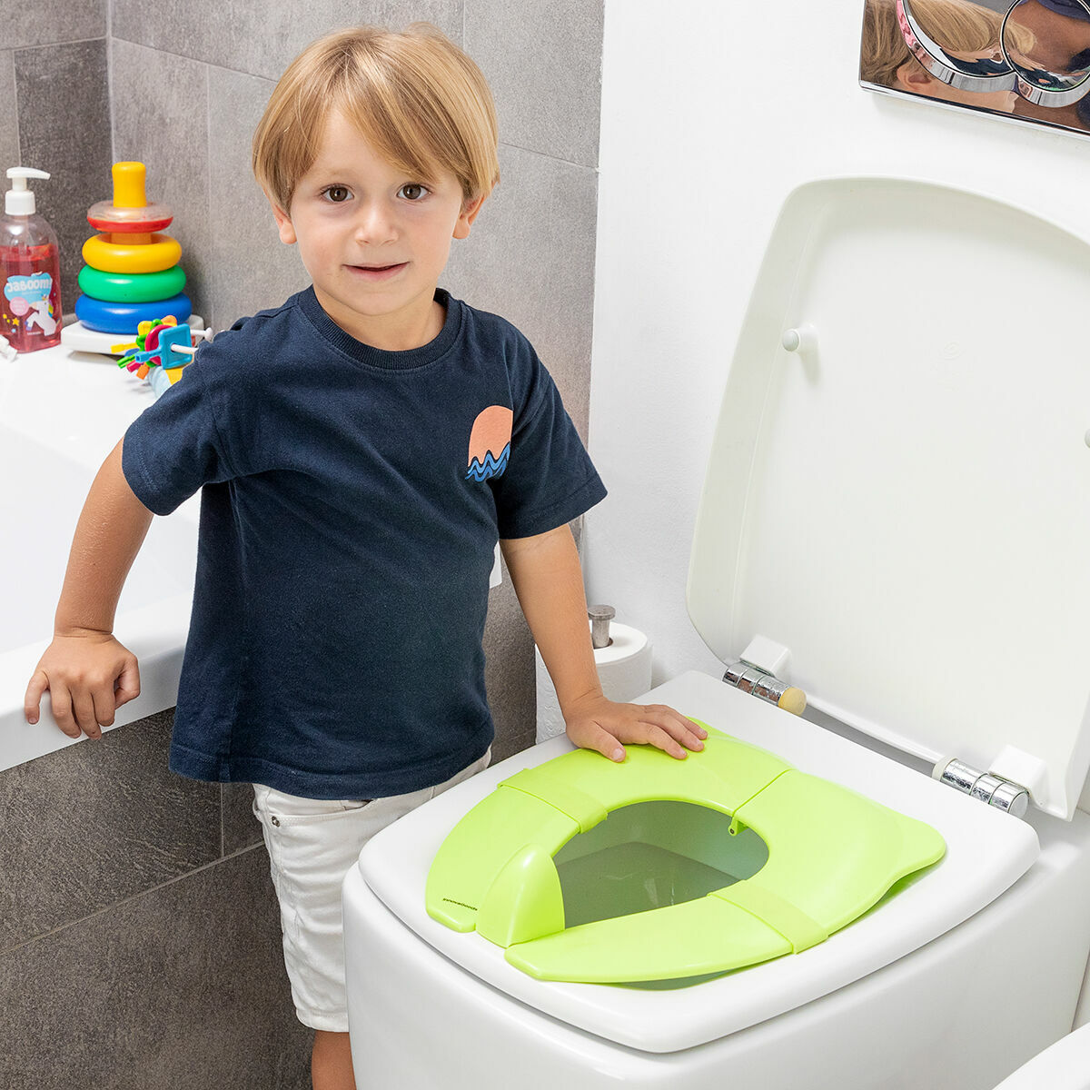 Toilet seat with smaller seat discount