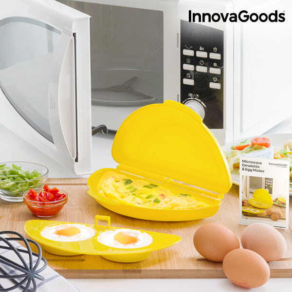 AkoaDa Microwave Oven Silicone Omelette Mold Tool Egg Roll Baking
