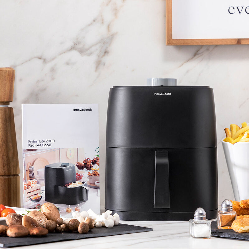 Légsütő InnovaGoods Fryinn Lite 2000 Fekete 1200 W 2 L