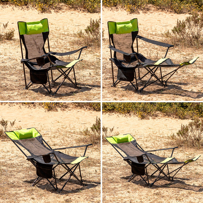 Chaise de Camping Pliante - Crème | Leroy Merlin Chaise de Camping Pliante - Crème | Leroy Merlin
