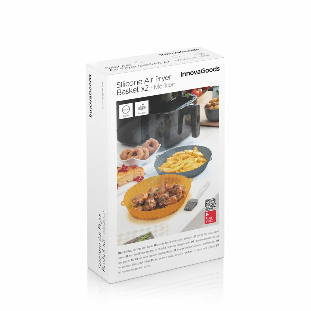 Fruste In Silicone Per Cucinare, Confezione Da 3 Fruste Colorate In