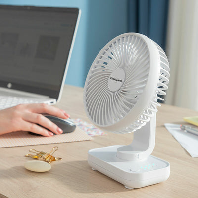 Újratölthető asztali ventilátor Fanrec InnovaGoods Ø5,4'' 3600 mAh / 13,3 W