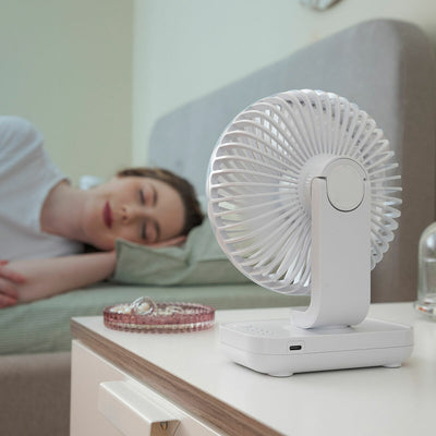 Ventilator de Birou Reîncărcabil Fanrec InnovaGoods Ø5,4'' 3600 mAh / 13,3 W