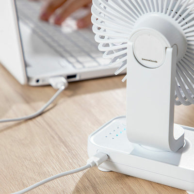 Újratölthető asztali ventilátor Fanrec InnovaGoods Ø5,4'' 3600 mAh / 13,3 W