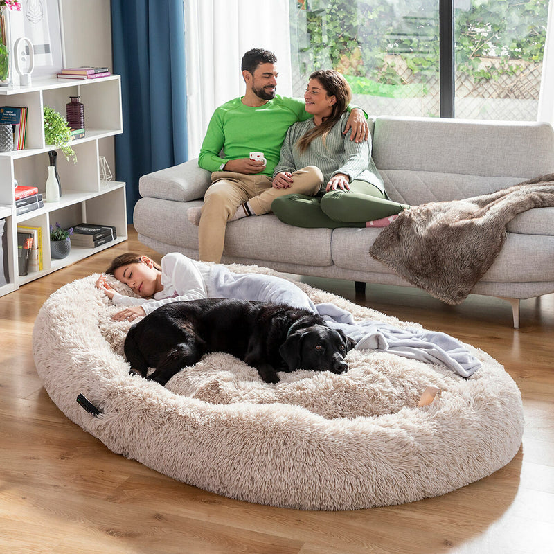 Cama de Cães para Humanos | Human Dog Bed XXL InnovaGoods Beige