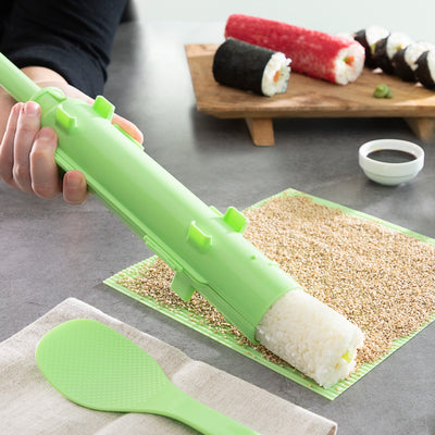 Conjunto de sushi com receitas Suzooka InnovaGoods 3 Peças