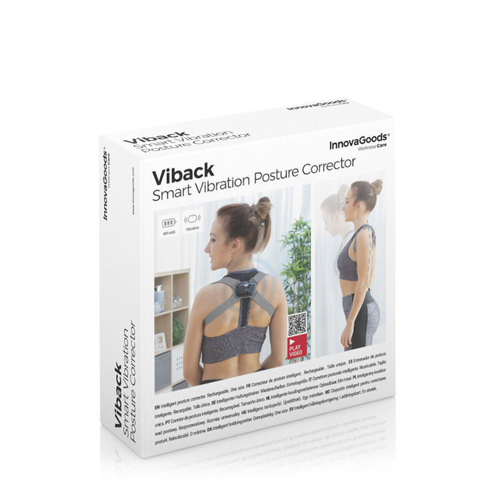 Intelligenter wiederaufladbarer Haltungstrainer mit Vibration Viback I InnovaGoods Store Intelligenter wiederaufladbarer Haltungstrainer mit Vibration Viback I InnovaGoods Store