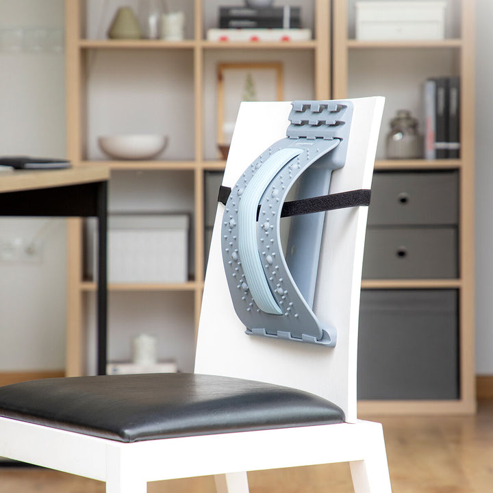 Extenseur Dorsal Réglable à Aimants – 3 Niveaux, 38x25cm, Pour Soulager Le Dos Au Bureau Ou à La Maison
