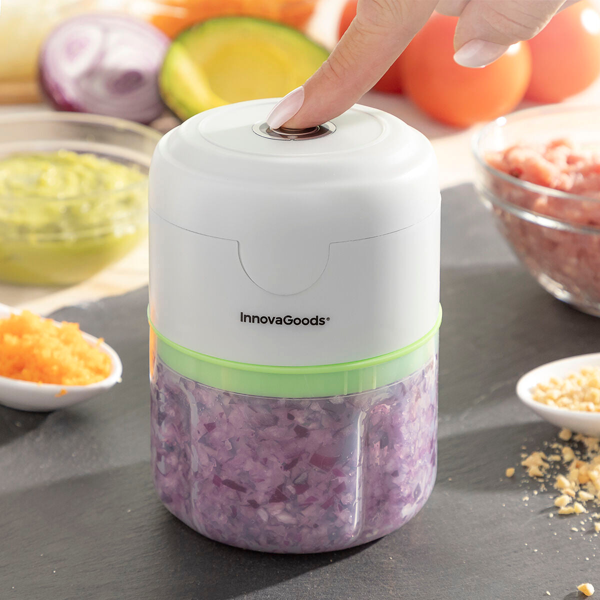 Rechargeable Portable Mini Chopper Echoppie InnovaGoods – InnovaGoods Store