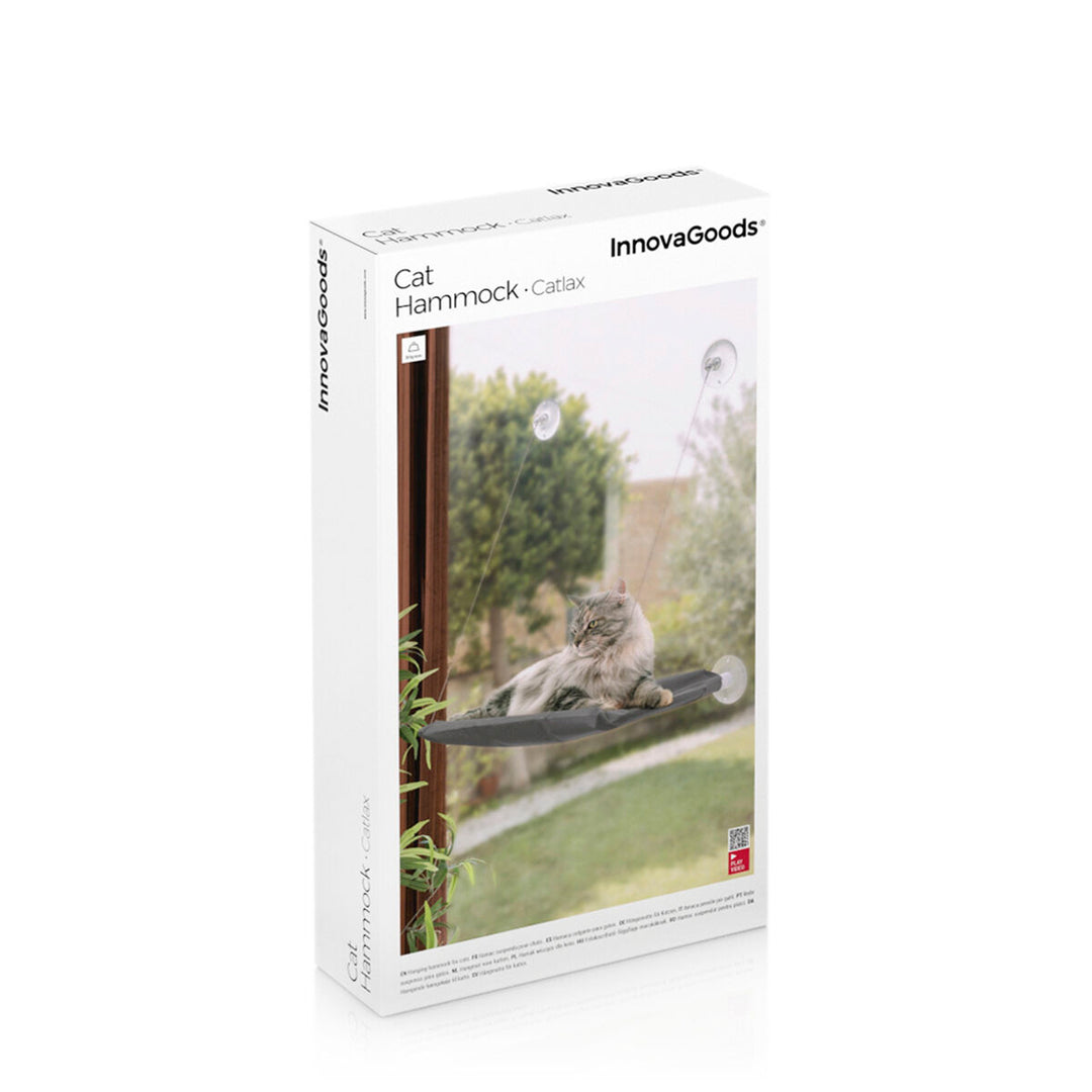 Amaca Sospesa Per Gatti Hamacat - Regolabile E Lavabile, Portata 20kg - Foto 7