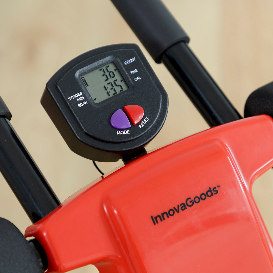 InnovaGoods – Barre à Abdominaux Ventouse – Fixation Sécurisée, Poignées – Noir