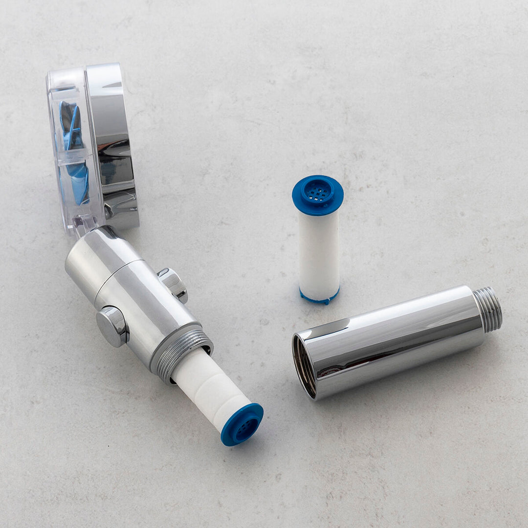 Pommeau De Douche À Hélice - TRAHOO - K552 - Haute Pression - Économie D'eau - Rouge