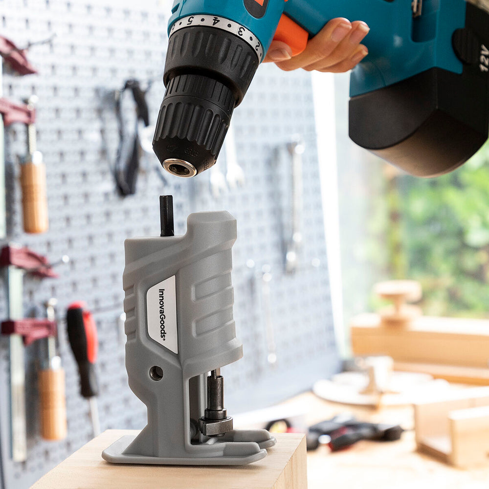 Mandrino Per Sega A Tazza Da 14 Mm Con Stelo Esagonale Da 3/8 - Foto 6