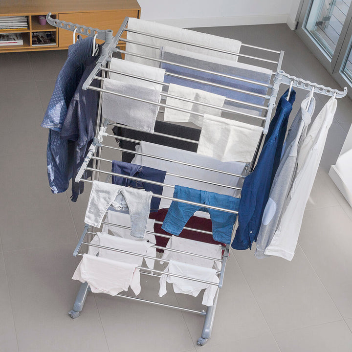 Sèche-linge électrique Pliable Verayer InnovaGoods – 30 Barres, 300 W, Pour Intérieur, Pliable Et Portable - 7