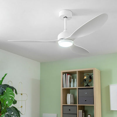 Ventilator de tavan cu lumină LED și 3 palete ABS Flaled InnovaGoods Alb 36 W