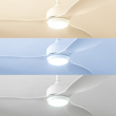 Ventilador de Techo con Luz LED y 3 Aspas ABS Flaled InnovaGoods Blanco 36 W 52" Ø132 cm