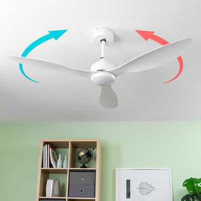 Ventilator de tavan cu lumină LED și 3 palete ABS Flaled InnovaGoods Alb 36 W