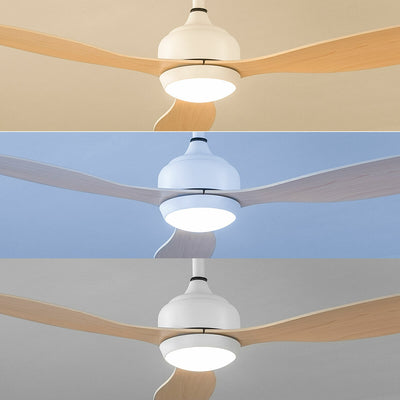 Mennyezeti ventilátor LED fénnyel és 3 ABS lapátokkal Wuled InnovaGoods Fa 36 W 52" Ø132 cm