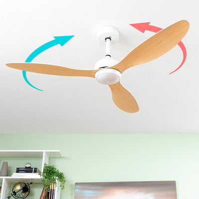 Mennyezeti ventilátor LED fénnyel és 3 ABS lapátokkal Wuled InnovaGoods Fa 36 W 52" Ø132 cm