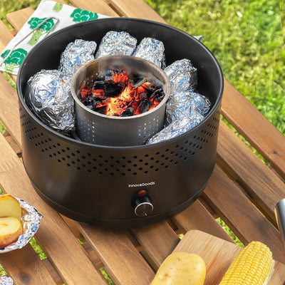 Portable Smokeless Charcoal Barbecue CleanQ InnovaGoods