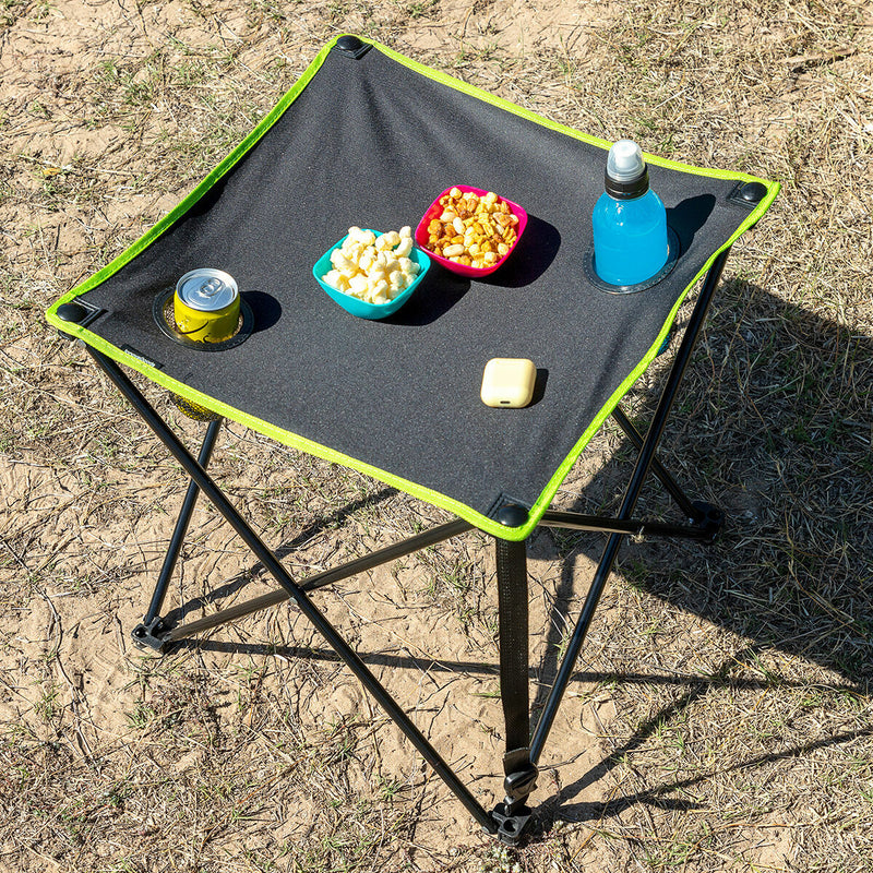 Inklapbare stoffen campingtafel met hoes Cafolby InnovaGoods