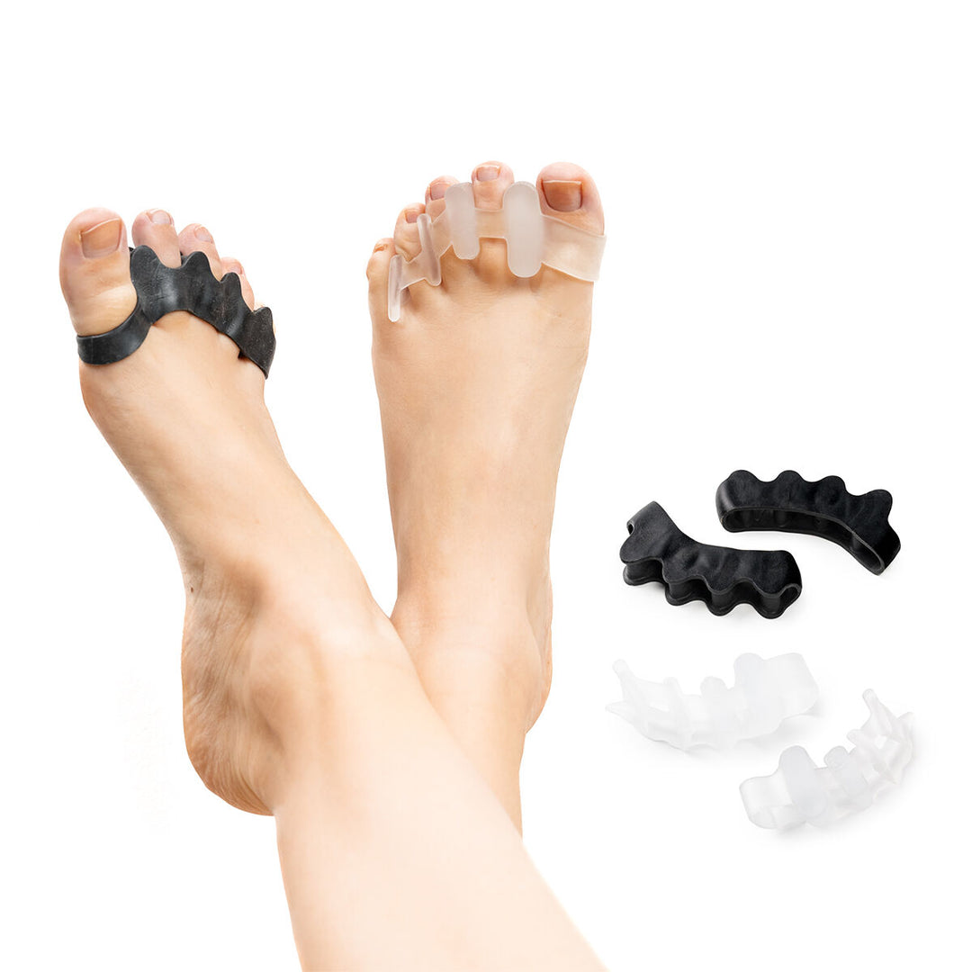 トップス THE TOE Evriopis Docking Tops Toe Separators for Relaxation and Sport Toelax InnovaGoods 4 Units