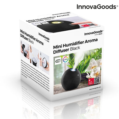 Mini Humidificador Difusor de Aromas Black InnovaGoods