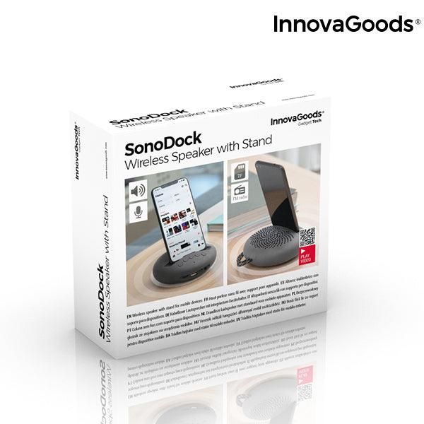 Altavoz Inalámbrico con Soporte para Dispositivos Sonodock InnovaGoods - InnovaGoods Store