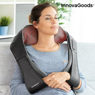 InnovaGoods Wellness Care Masajeador de Cuello y Espalda Electromagnético