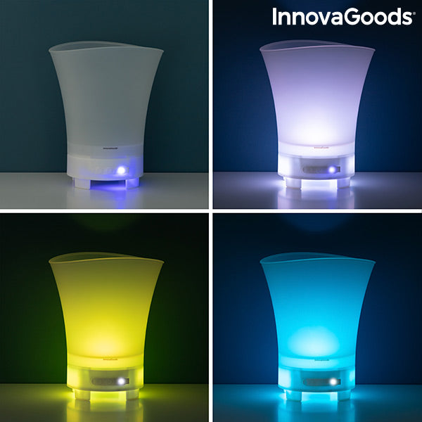 Cubitera LED con Altavoz Recargable Sonice InnovaGoods - InnovaGoods Store