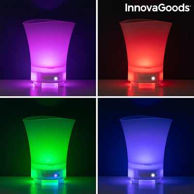 Cubitera LED con Altavoz Recargable Sonice InnovaGoods - InnovaGoods Store