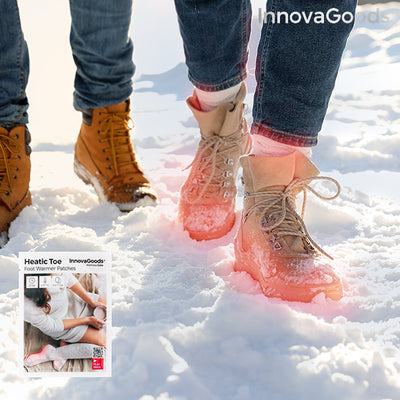 Lábmelegítő betét Heatic Toe InnovaGoods 10 egység