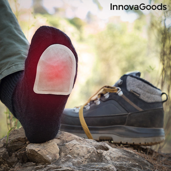 Patchs chauffants pour les pieds Heatic Toe InnovaGoods (Pack de 10)