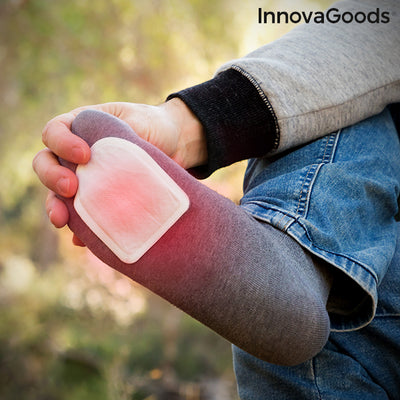 Adesivos Aquecedores de Pés Heatic Toe InnovaGoods (Pack de 10)
