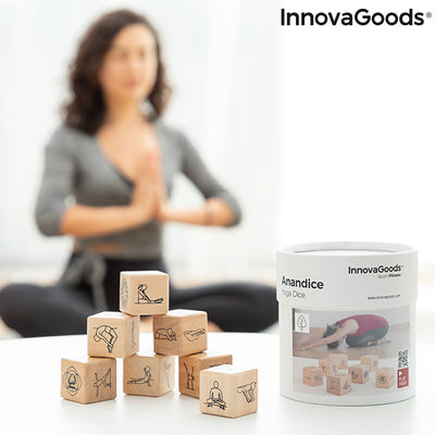 Yoga Würfelspiel Anandice InnovaGoods 7 Stücke