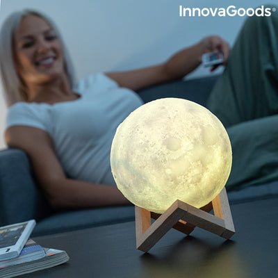 Lámpara LED Recargable Luna Moondy InnovaGoods - InnovaGoods Store