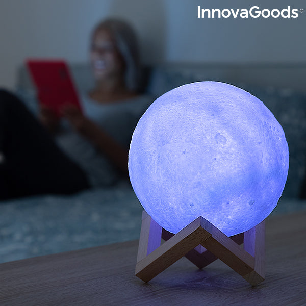 Lámpara LED Recargable Luna Moondy InnovaGoods - InnovaGoods Store