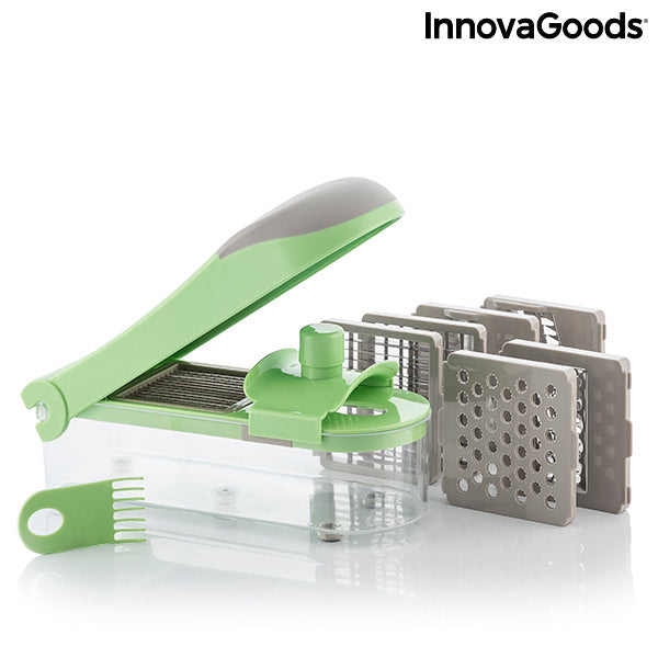 Tagliaverdure, Grattugia e Mandolina con Ricette e Accessori 7 in 1 Choppie Expert InnovaGoods