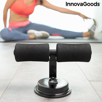 Barre de Maintien pour Abdominaux avec Fixation Ventouse et Guide d’Exercices CoreUp InnovaGoods