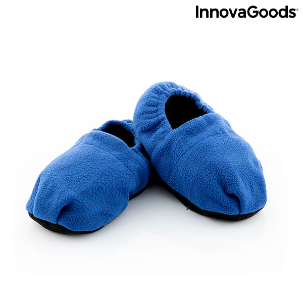 Papuci de casă cu posibilitate de încălzire în cuptorul cu microunde InnovaGoods