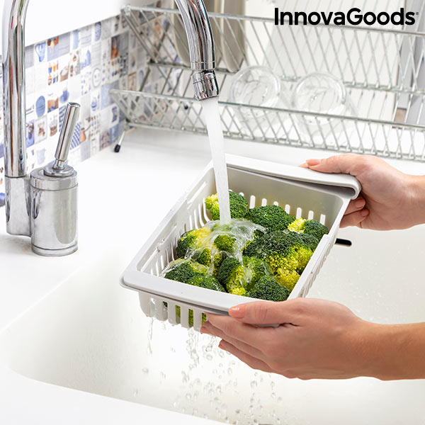 Rangement Réglable pour Réfrigérateur Friwer InnovaGoods (pack de 2)