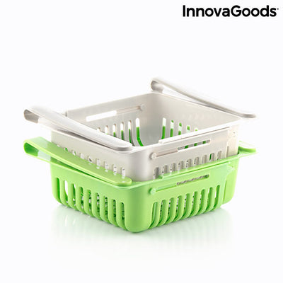 Organizador de Frigorífico Ajustável Friwer InnovaGoods (pack de 2)