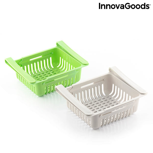 Organizador de Frigorífico Ajustável Friwer InnovaGoods (pack de 2)