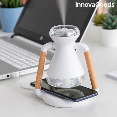 3-in-1 Wireless Charger, Aroma Diffuser and Humidifier Misvolt InnovaGoods