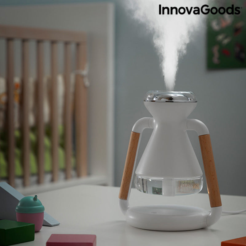 Luftbefeuchter, Aroma Diffuser und kabelloses Ladegerät, 3-in-1 Misvolt InnovaGoods